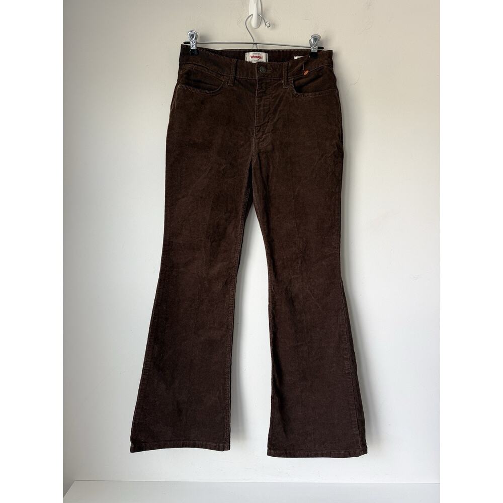 Wrangler High Rise Fierce Flare 8X30 (29x28.5) Brown Corduroy Bell Bottom Retro